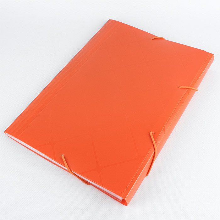 Папка на резинке А4 13 отделений Diamond оранжевая Папка на резинке А4 13 отделений Diamond оранжевая