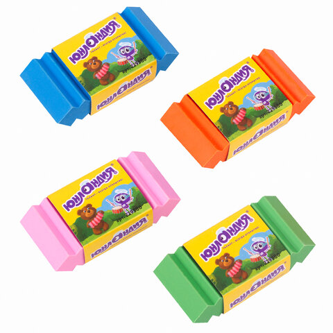 Ластик ЮНЛАНДИЯ "Юнландик-музыкант", 54х25х13 мм, ассорти, 229580 Ластик ЮНЛАНДИЯ "Юнландик-музыкант", 54х25х13 мм, ассорти, 229580