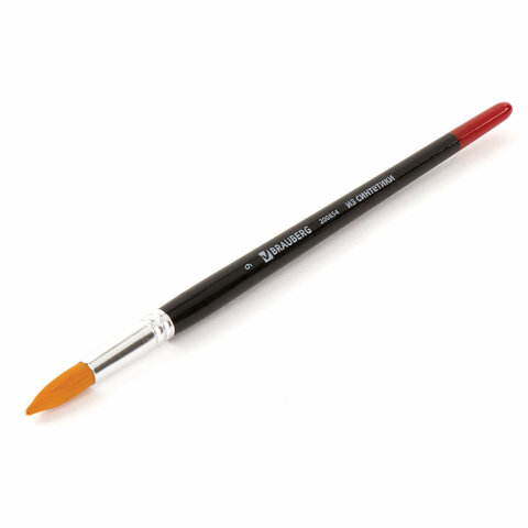 Кисть BRAUBERG синтетика, круглая, №9, 200854 Кисть BRAUBERG синтетика, круглая, №9, 200854