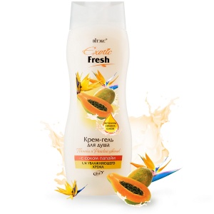 ВИТЭКС EXOTIC FRESH Крем-гель для душа 515мл ПАПАЙЯ и РАЙСКИЙ ЦВЕТОК/20шт, код ВИТЭКС EXOTIC FRESH Крем-гель для душа 515мл ПАПАЙЯ и РАЙСКИЙ ЦВЕТОК/20шт, код