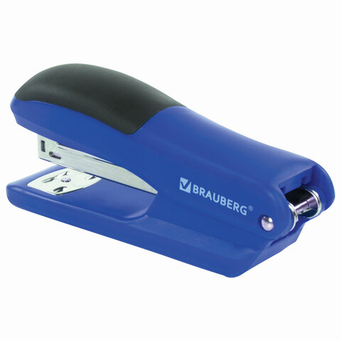 Степлер №24/6, 26/6 BRAUBERG "SX-39", до 25 листов, синий, 228591 Степлер №24/6, 26/6 BRAUBERG "SX-39", до 25 листов, синий, 228591