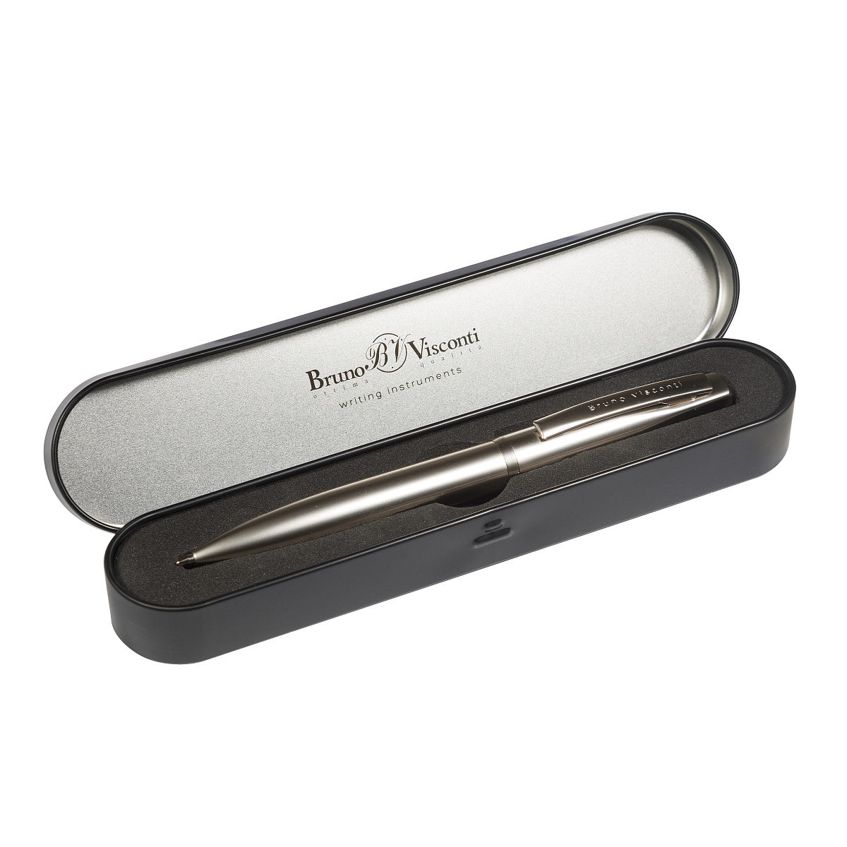 РУЧКА "PORTOFINO" В МЕТАЛЛИЧЕСКОМ ФУТЛЯРЕ. 1,0 ММ, СИНЯЯ (корпус