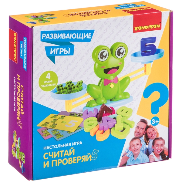 Обучающие игры Bondibon Настольная игра «СЧИТАЙ И ПРОВЕРЯЙ 5» Обучающие игры Bondibon Настольная игра «СЧИТАЙ И ПРОВЕРЯЙ 5»
