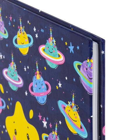 Дневник 1-4 класс 48 л., твердый, ЮНЛАНДИЯ, глянцевая ламинация, с подсказом,