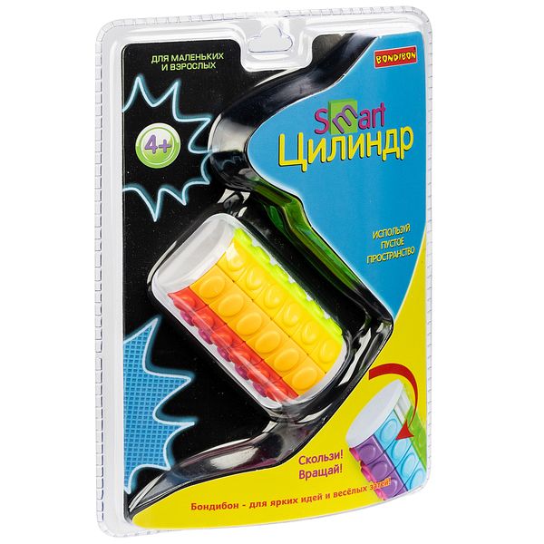 Игра-головоломка Smart Цилиндр 6 рядов, Bondibon, PVC 14,6?21,5?6 см, арт.360-1 Игра-головоломка Smart Цилиндр 6 рядов, Bondibon, PVC 14,6?21,5?6 см, арт.360-1