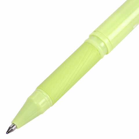Ручка стираемая гелевая с грипом BRAUBERG X-ERASE PASTEL, СИНЯЯ, узел 0,7 мм,
