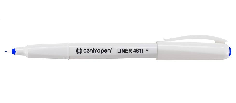 Линер CENTROPEN ERGOLINE Cap off 0,3 мм синий Линер CENTROPEN ERGOLINE Cap off 0,3 мм синий