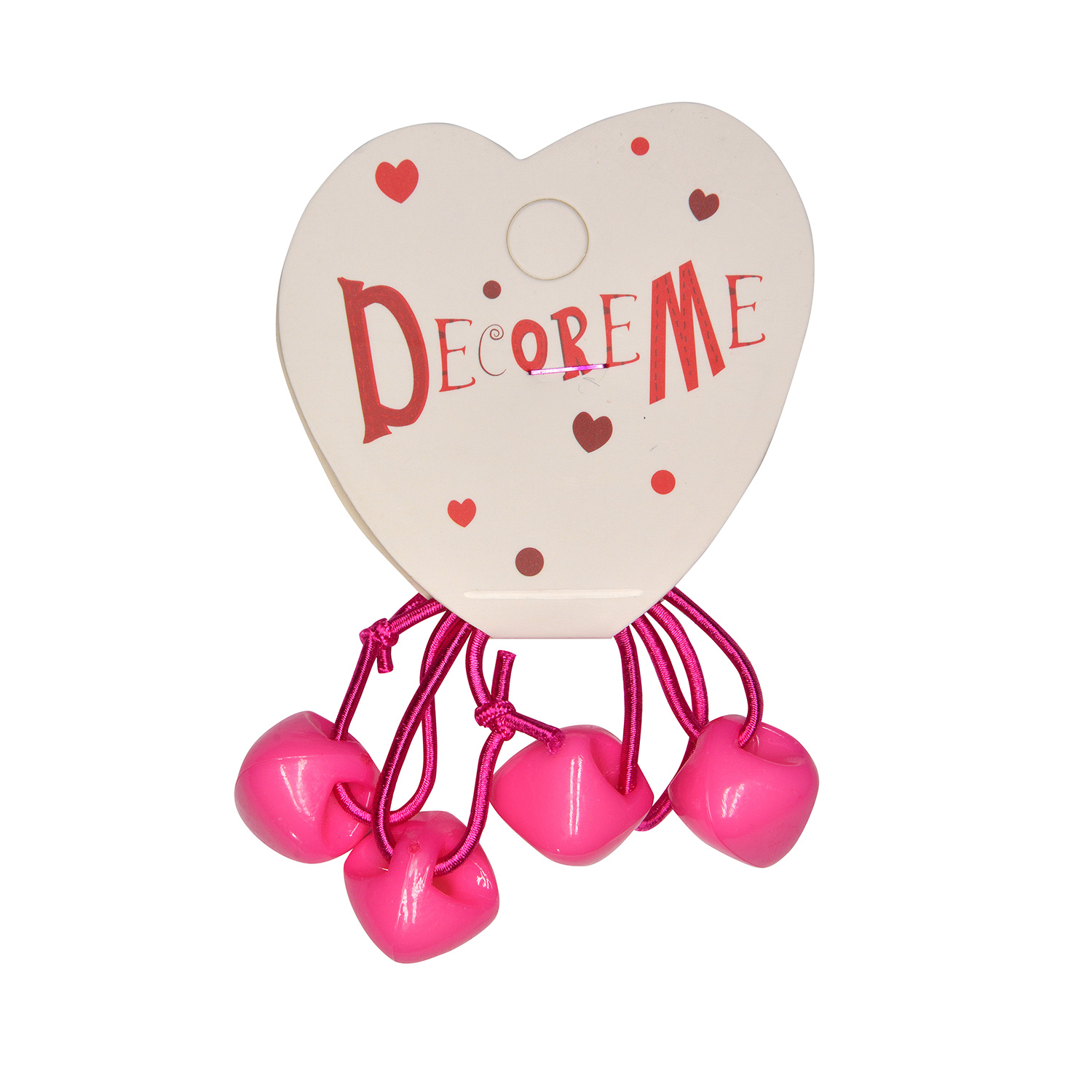 РЕЗИНКА ДЛЯ ВОЛОС "ОКРУГЛЫЕ РОМБЫ" 2 ШТ, 3 ЦВЕТА