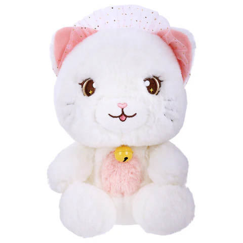 Игрушка мягкая "Котик", высота 23 см, цвет белый, WOOZOO (ВУЗУ), Игрушка мягкая "Котик", высота 23 см, цвет белый, WOOZOO (ВУЗУ),