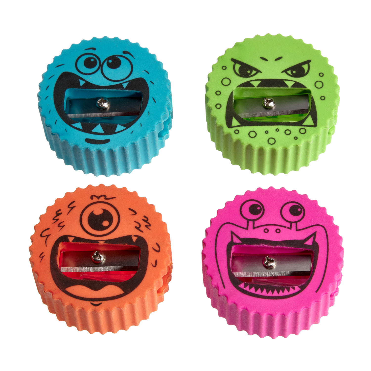 ЛАСТИК С ТОЧИЛКОЙ "FunGraphix. Monsters", 4 вида ЛАСТИК С ТОЧИЛКОЙ "FunGraphix. Monsters", 4 вида