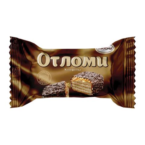 Конфеты вафельные АККОНД "Отломи" с молочной карамелью, 360 г Конфеты вафельные АККОНД "Отломи" с молочной карамелью, 360 г