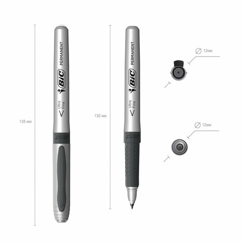 Маркер перманентный BIC "Intensity Ultra Fine", ЧЕРНЫЙ, тонкий Маркер перманентный BIC "Intensity Ultra Fine", ЧЕРНЫЙ, тонкий
