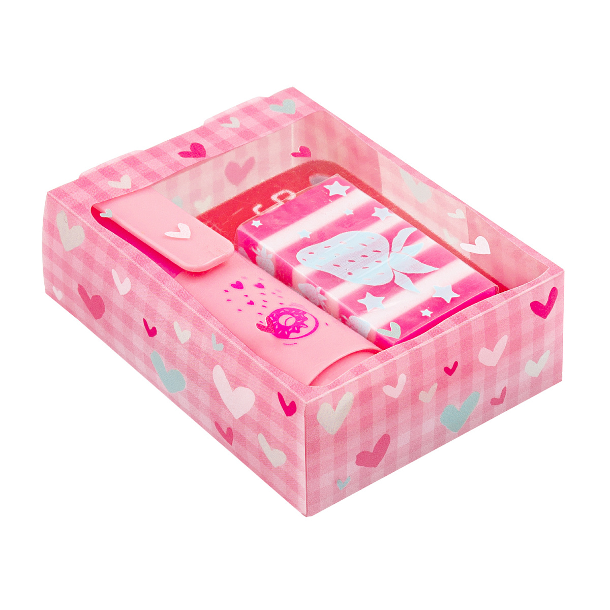 КАНЦЕЛЯРСКИЙ ПОДАРОЧНЫЙ НАБОР BV "STRAWBERRY" (3 ПРЕДМЕТА) КАНЦЕЛЯРСКИЙ ПОДАРОЧНЫЙ НАБОР BV "STRAWBERRY" (3 ПРЕДМЕТА)