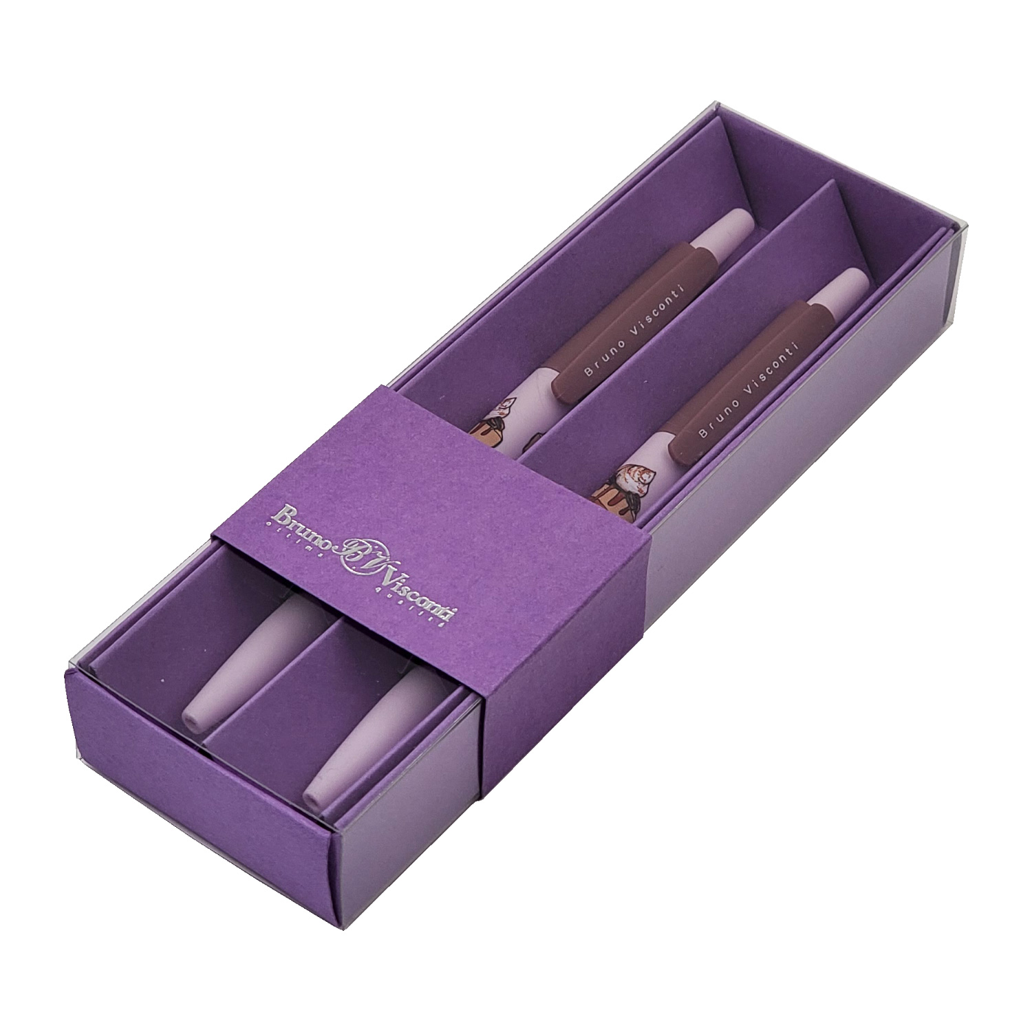 НАБОР ИЗ 2-Х РУЧЕК "HappyClick. Кофемания. Чизкейк" ШАРИКОВАЯ 0.5 ММ, НАБОР ИЗ 2-Х РУЧЕК "HappyClick. Кофемания. Чизкейк" ШАРИКОВАЯ 0.5 ММ,