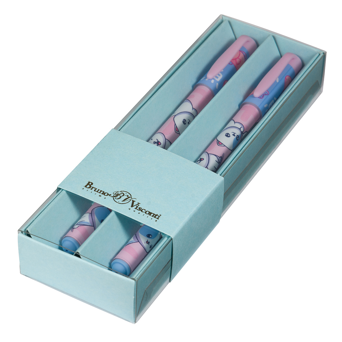 НАБОР ИЗ 2-Х РУЧЕК "HappyWrite. KAWAII ANIMALS.Котенок"ШАРИКОВАЯ 0.5 НАБОР ИЗ 2-Х РУЧЕК "HappyWrite. KAWAII ANIMALS.Котенок"ШАРИКОВАЯ 0.5