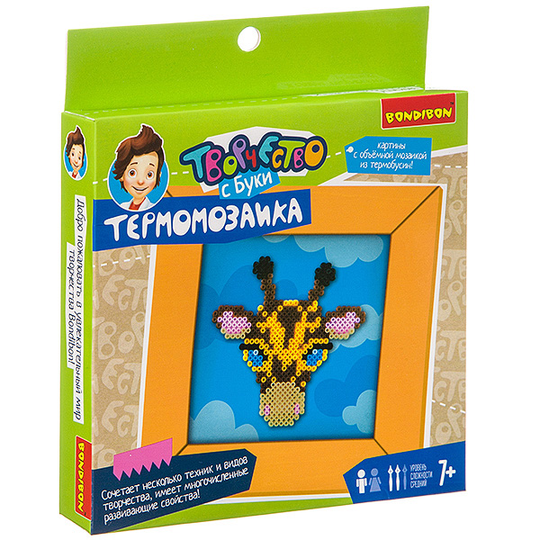 Набор для творчества BONDIBON. Картина с термомозаикой. Жираф Набор для творчества BONDIBON. Картина с термомозаикой. Жираф