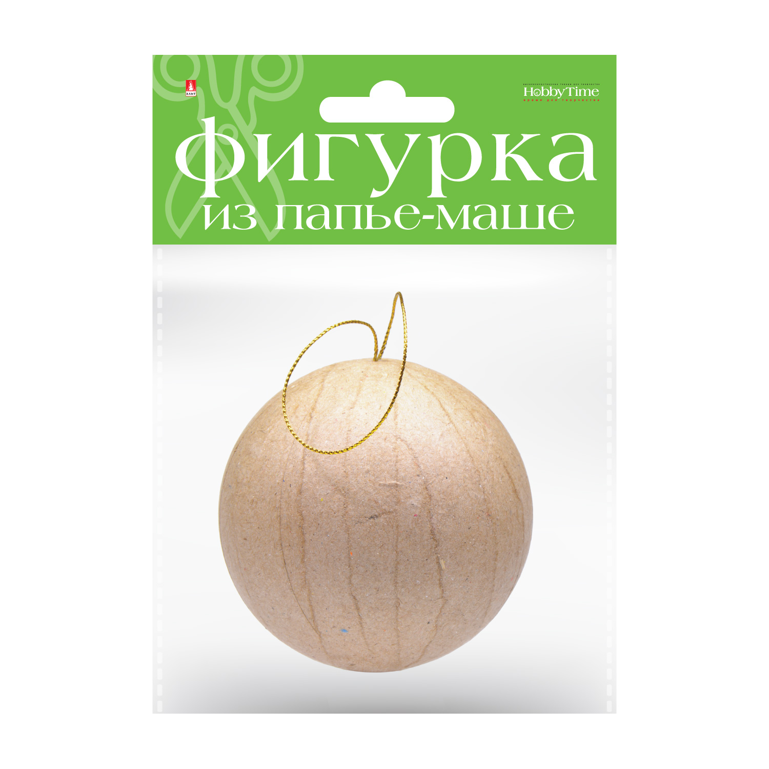 ФИГУРКА ИЗ ПАПЬЕ-МАШЕ. "ШАР" 9 см ФИГУРКА ИЗ ПАПЬЕ-МАШЕ. "ШАР" 9 см