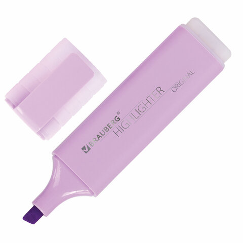 Текстовыделитель BRAUBERG "ORIGINAL PASTEL", ЛАВАНДОВЫЙ, линия 1-5 мм, Текстовыделитель BRAUBERG "ORIGINAL PASTEL", ЛАВАНДОВЫЙ, линия 1-5 мм,