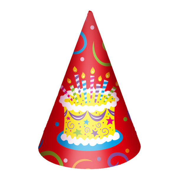 Колпачок Торт яркий 6 шт Колпачок Торт яркий 6 шт