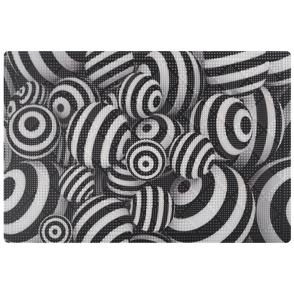 Коврик придверный "Черно-белый". Размер 60х40см. Коврик придверный "Черно-белый". Размер 60х40см.