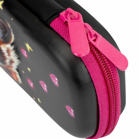 Пенал ЮНЛАНДИЯ, 1 отделение, 1 откидная планка, карман, EVA покрытие soft touch,