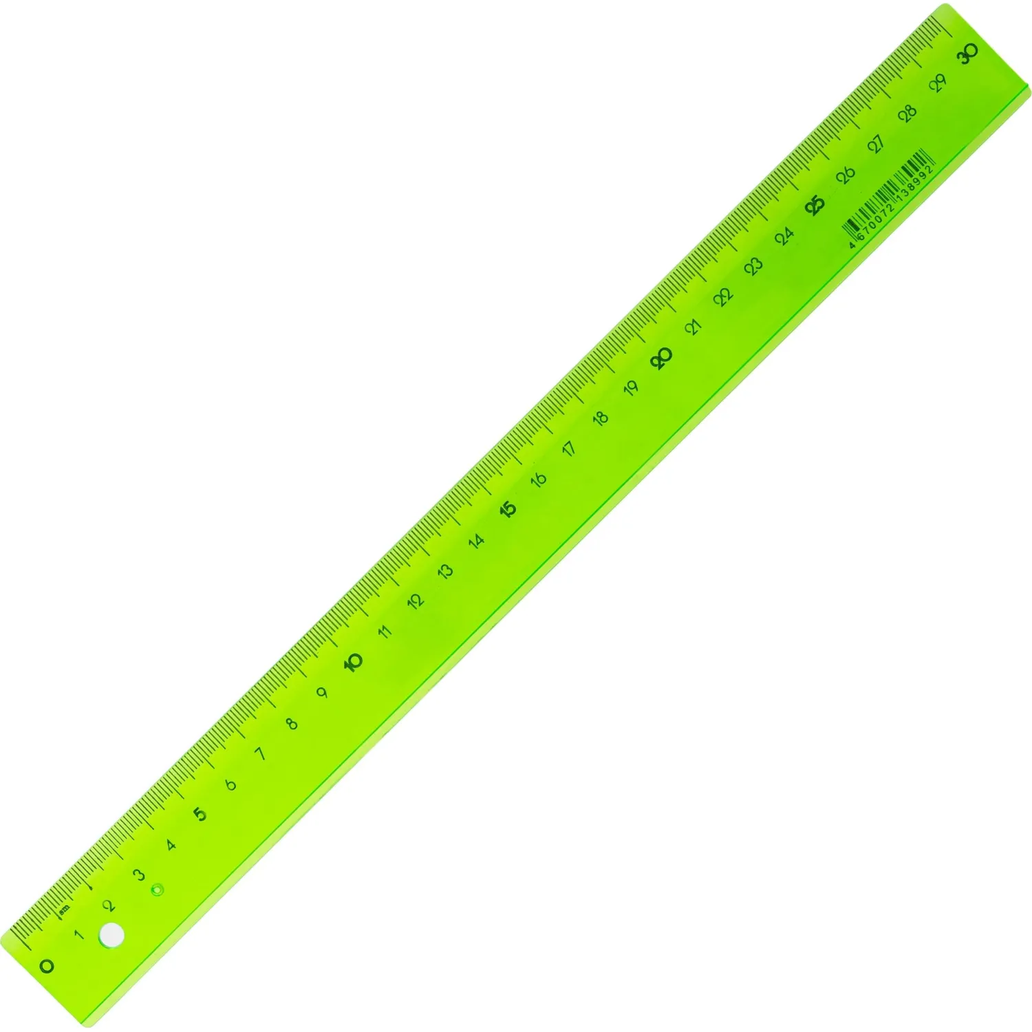 Линейка Attache Bright Colours 30 см пластиковая зеленая Линейка Attache Bright Colours 30 см пластиковая зеленая