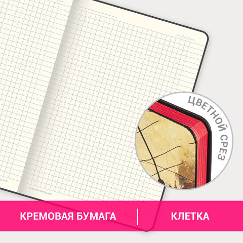 Блокнот А5 (143x210 мм), BRAUBERG VISTA "Jazz", под кожу, гибкий, 80 Блокнот А5 (143x210 мм), BRAUBERG VISTA "Jazz", под кожу, гибкий, 80