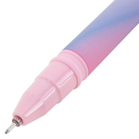 Ручка гелевая BRAUBERG GRADE PASTEL, СИНЯЯ, игольчатый узел 0,5 мм, линия письма Ручка гелевая BRAUBERG GRADE PASTEL, СИНЯЯ, игольчатый узел 0,5 мм, линия письма