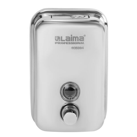 Дозатор для жидкого мыла LAIMA PROFESSIONAL INOX (гарантия 3 года), 0,5 л,