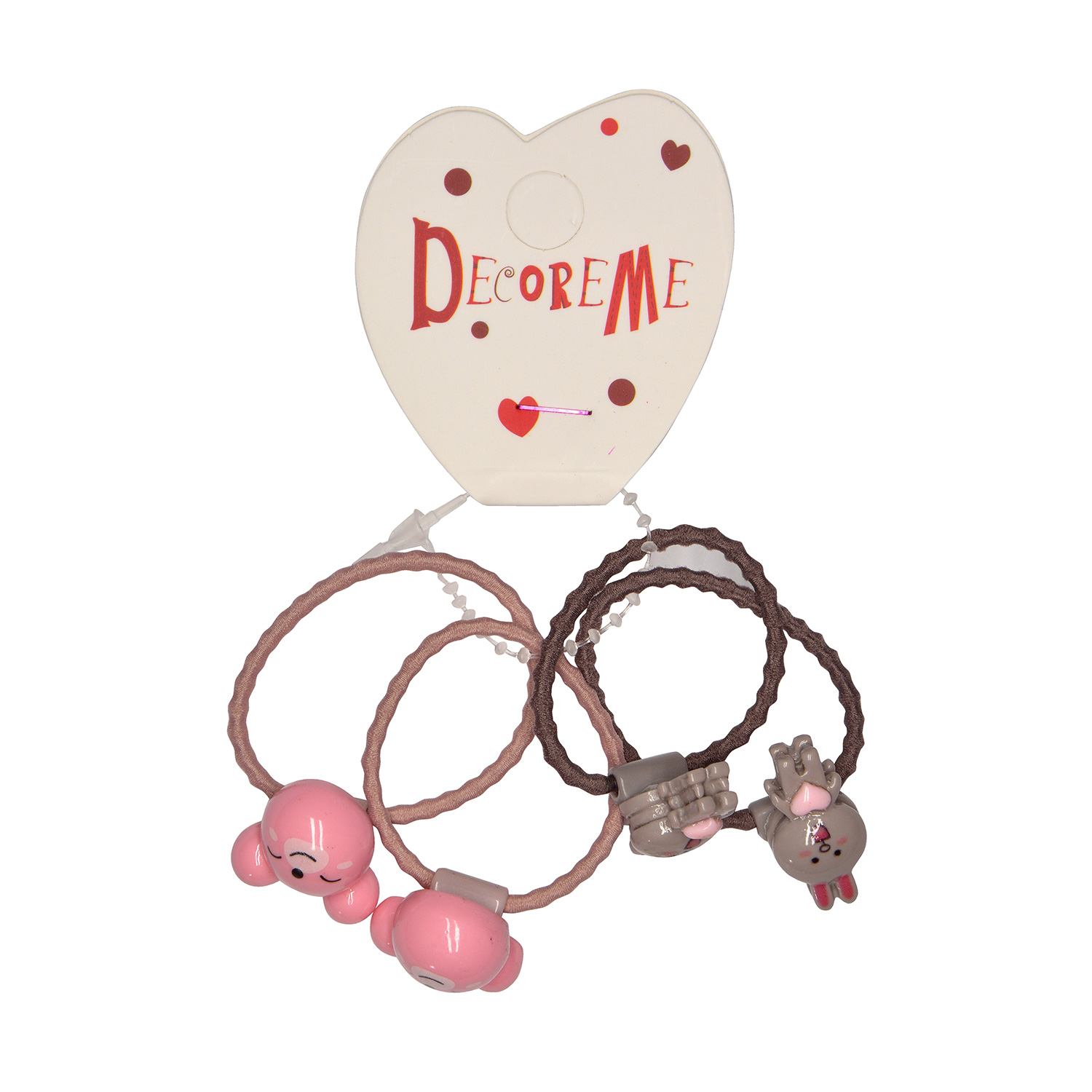 РЕЗИНКА ДЛЯ ВОЛОС "ЗАЙКИ И МЫШКИ" 4 ШТ, 4 ЦВЕТА РЕЗИНКА ДЛЯ ВОЛОС "ЗАЙКИ И МЫШКИ" 4 ШТ, 4 ЦВЕТА