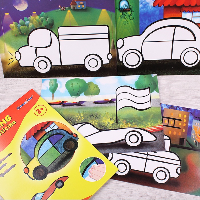 Раскраска А4 пластилином Раскраска А4 пластилином