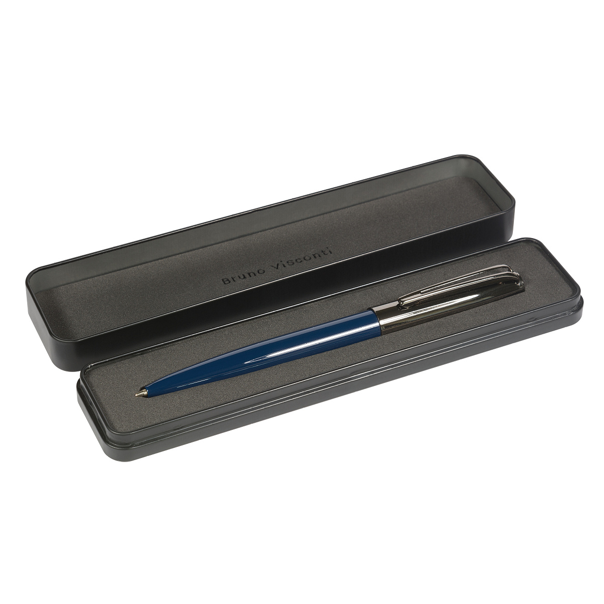РУЧКА "NAPOLI" В МЕТАЛЛИЧЕСКОМ PREMIUM ФУТЛЯРЕ, 1,0 ММ, СИНЯЯ (корпус
