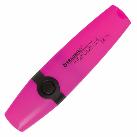 Текстовыделитель BRAUBERG "DELTA", РОЗОВЫЙ, линия 1-5 мм, 151721 Текстовыделитель BRAUBERG "DELTA", РОЗОВЫЙ, линия 1-5 мм, 151721