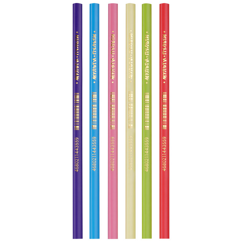 Карандаш чернографитный Мульти-Пульти "Сердечко", HB, незаточен.,