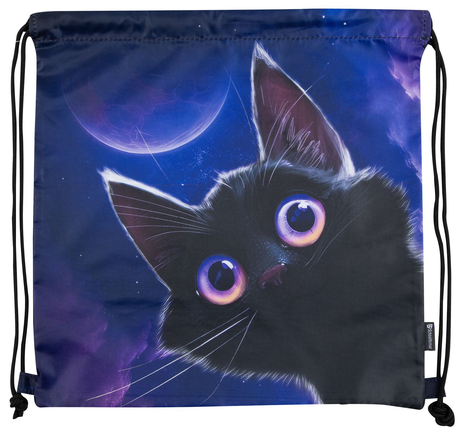 Мешок для обуви Schoolformat ИГРИВЫЙ КОСМОКОТИК 40x40 см фиол. 1 отд. универс. Мешок для обуви Schoolformat ИГРИВЫЙ КОСМОКОТИК 40x40 см фиол. 1 отд. универс.