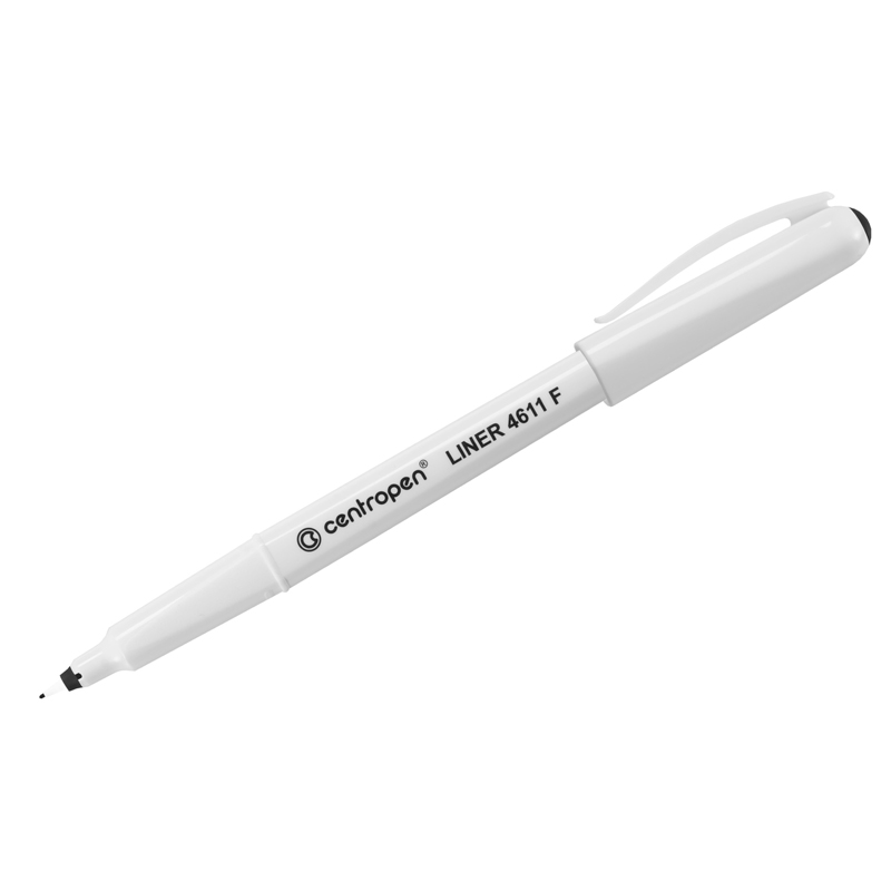 Ручка капиллярная Centropen "Liner 4611" черная, 0,3мм, трехгранная Ручка капиллярная Centropen "Liner 4611" черная, 0,3мм, трехгранная
