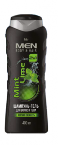 Iris MEN Шампунь-гель для волос и тела MINT LIME 400мл/12шт Iris MEN Шампунь-гель для волос и тела MINT LIME 400мл/12шт