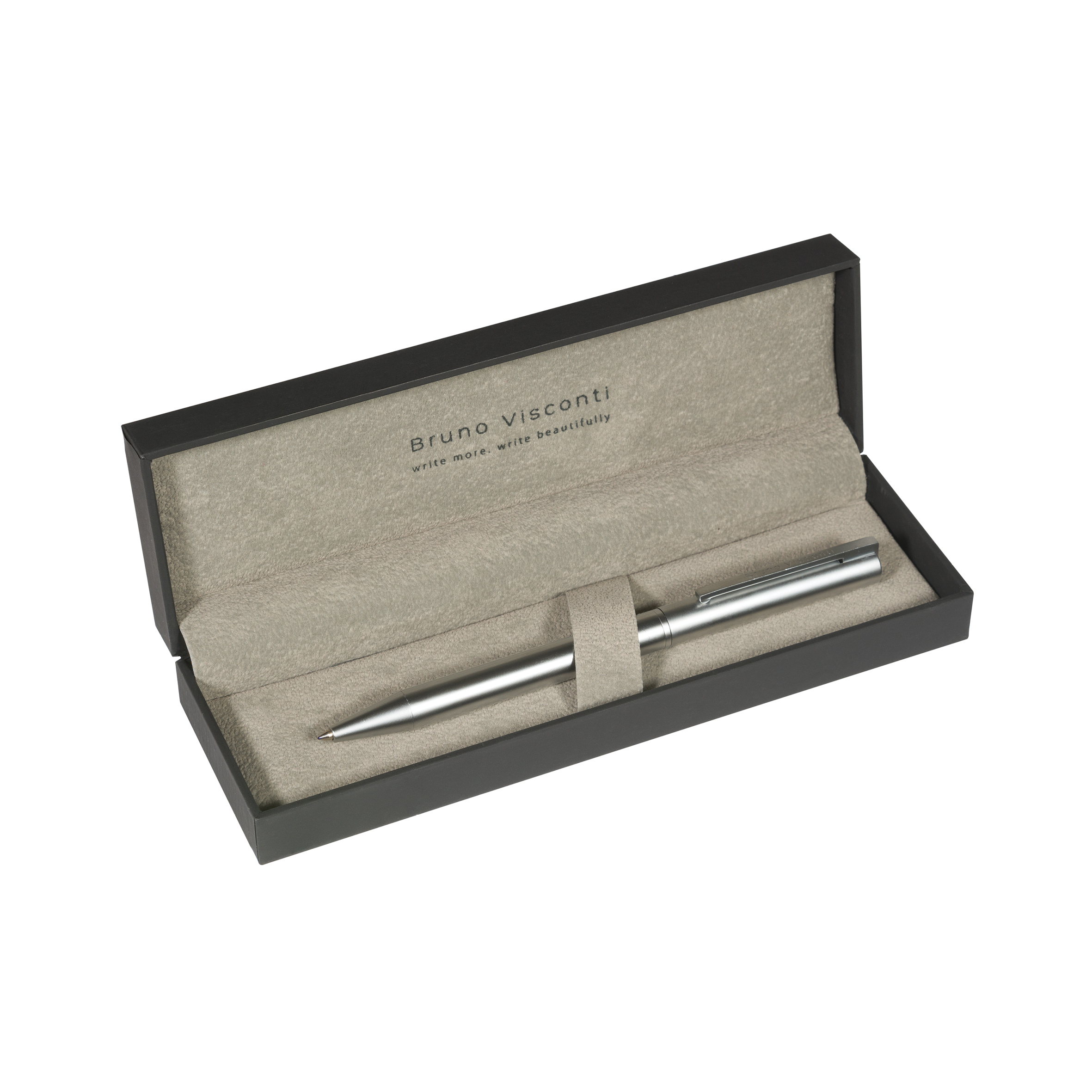 Ручка BrunoVisconti® "BERGAMO" В SOFT TOUCH ФУТЛЯРЕ 0,7 ММ, СИНЯЯ Ручка BrunoVisconti® "BERGAMO" В SOFT TOUCH ФУТЛЯРЕ 0,7 ММ, СИНЯЯ