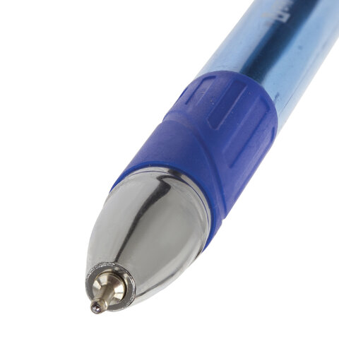 Ручка шариковая масляная с грипом BRAUBERG "Max-Oil Tone", СИНЯЯ, узел