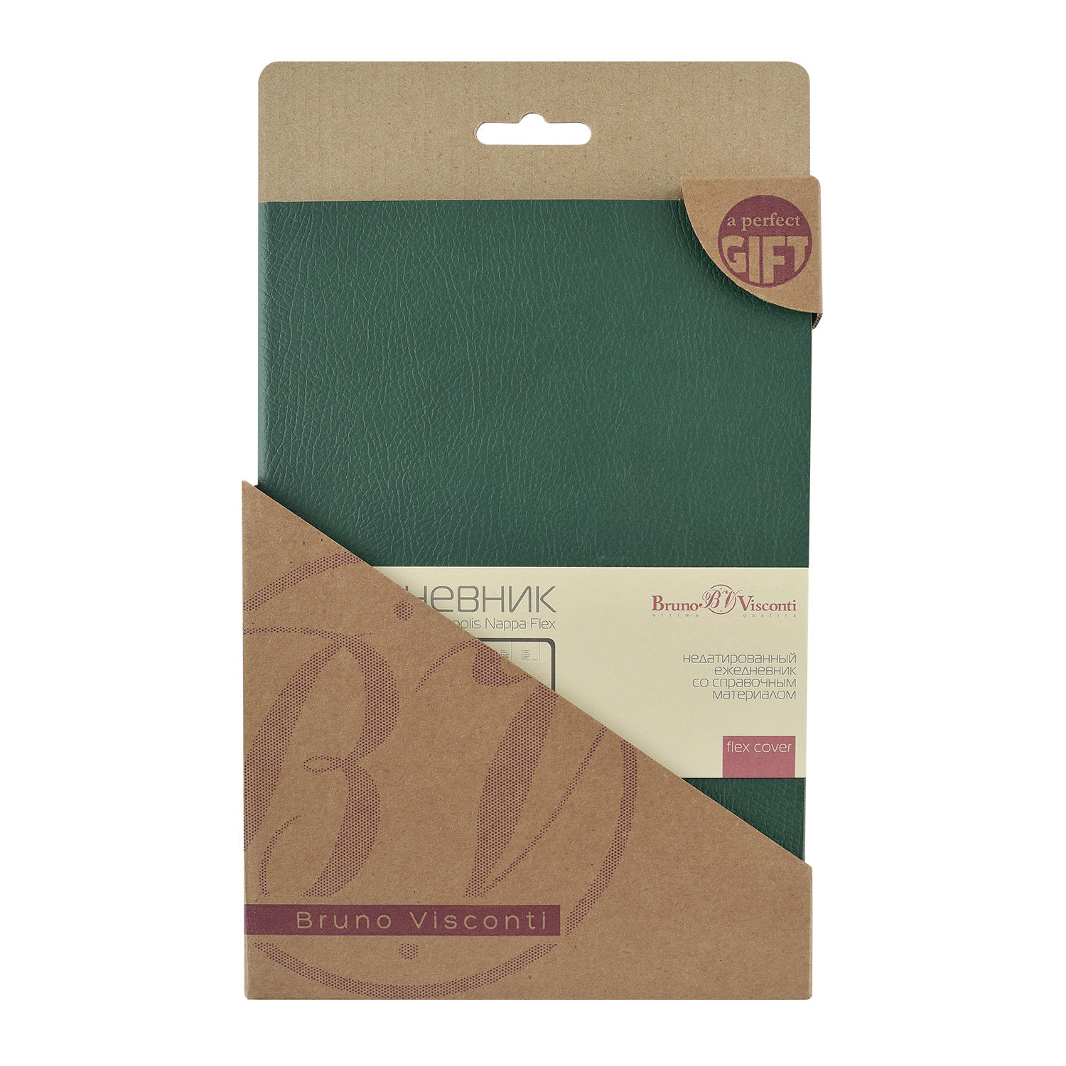 ЕЖЕДНЕВНИК А5 "MEGAPOLIS NAPPA COLOR" FLEX (ЗЕЛЕНЫЙ)/ЕВРОПОДВЕС ЕЖЕДНЕВНИК А5 "MEGAPOLIS NAPPA COLOR" FLEX (ЗЕЛЕНЫЙ)/ЕВРОПОДВЕС