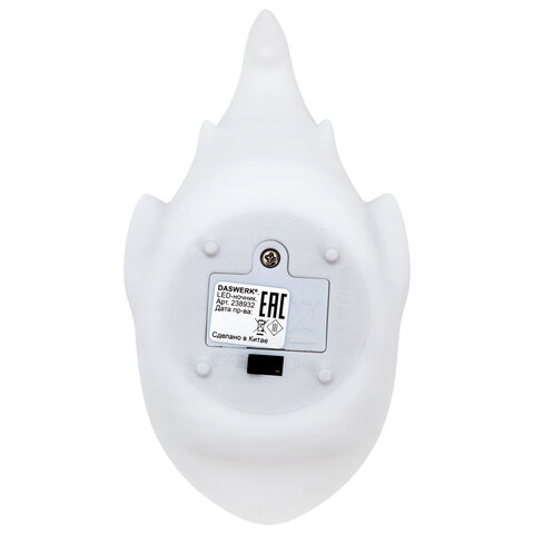 Ночник силиконовый LED "Акула" 109x60x58 мм, белый свет/RGB, на