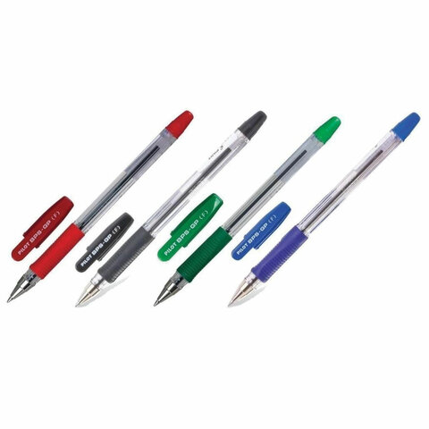 Ручка шариковая масляная с грипом PILOT "BPS-GP", ЗЕЛЕНАЯ, корпус Ручка шариковая масляная с грипом PILOT "BPS-GP", ЗЕЛЕНАЯ, корпус