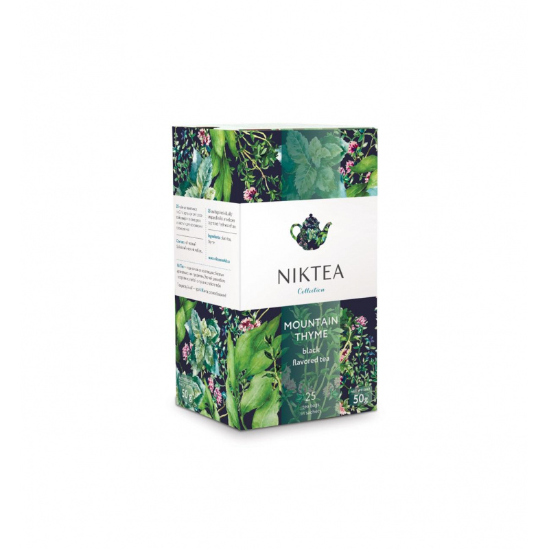 Чай Niktea черный Горный Чабрец, 25пак/1уп. Чай Niktea черный Горный Чабрец, 25пак/1уп.