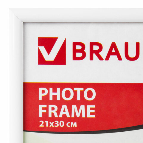 Рамка 21х30 см, пластик, багет 12 мм, BRAUBERG "HIT2", белая, стекло, Рамка 21х30 см, пластик, багет 12 мм, BRAUBERG "HIT2", белая, стекло,