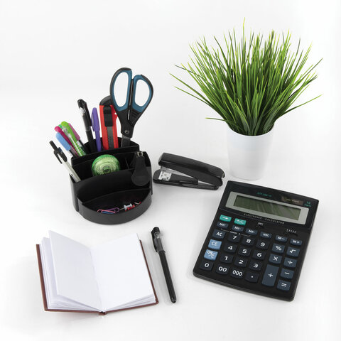 Подставка-органайзер BRAUBERG "Office", 133х133х80 мм, 8 отделений,