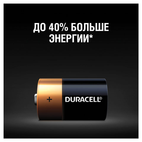 Батарейки DURACELL Basic, С (LR14, 14А), алкалиновые, КОМПЛЕКТ 2 шт., в блистере Батарейки DURACELL Basic, С (LR14, 14А), алкалиновые, КОМПЛЕКТ 2 шт., в блистере