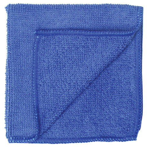 Салфетка универсальная, микрофибра, 30х30 см, синяя, ЛЮБАША ЭКОНОМ, 603949