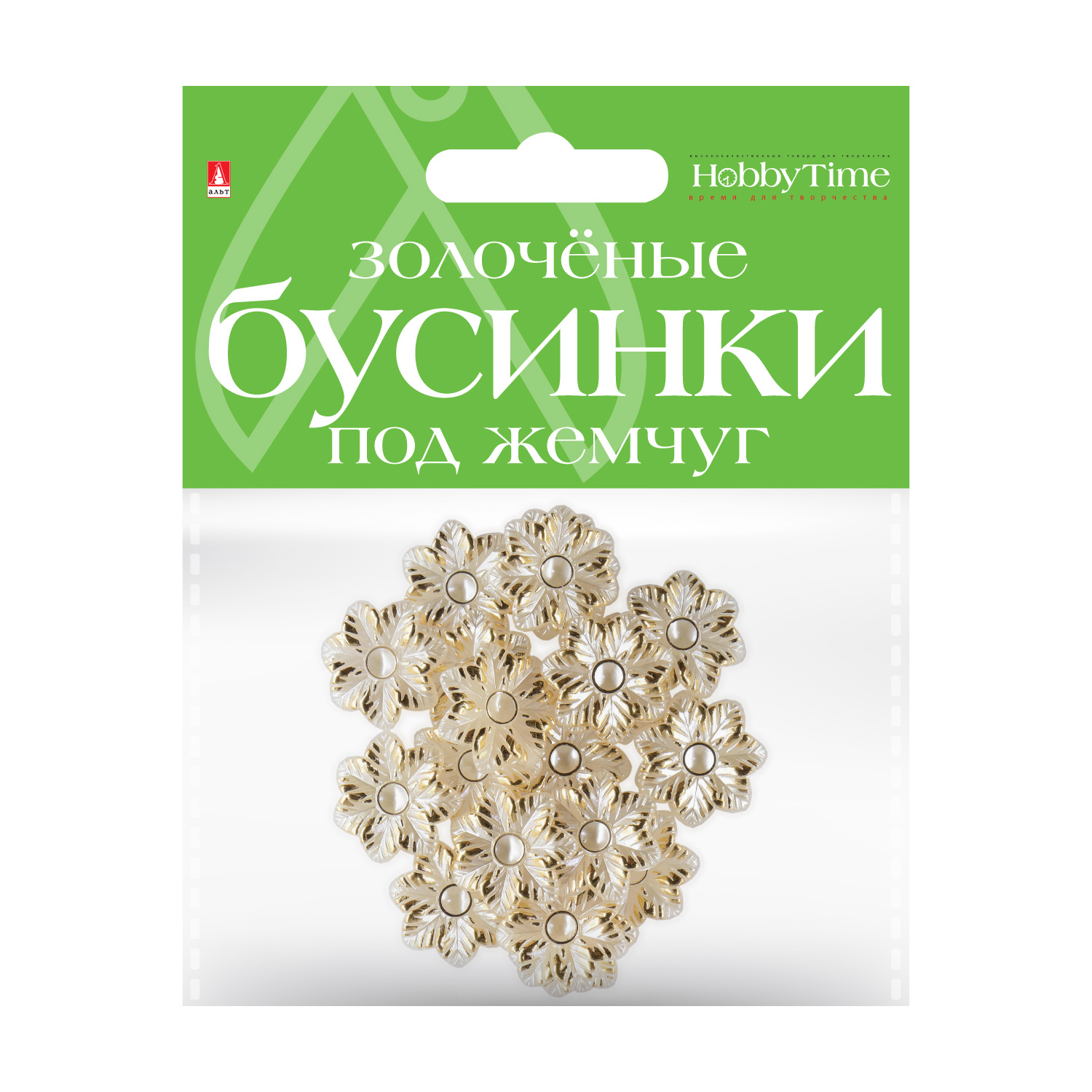 БУСИНЫ ФИГУРНЫЕ "ЗОЛОЧЕНЫЕ" ПОД ЖЕМЧУГ "ЦВЕТОЧКИ", 22,5 ММ БУСИНЫ ФИГУРНЫЕ "ЗОЛОЧЕНЫЕ" ПОД ЖЕМЧУГ "ЦВЕТОЧКИ", 22,5 ММ