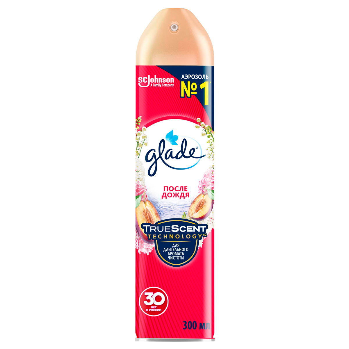 Освежитель воздуха GLADE, После дождя, 300мл: 650873 штр.: 5010182990247 Освежитель воздуха GLADE, После дождя, 300мл: 650873 штр.: 5010182990247
