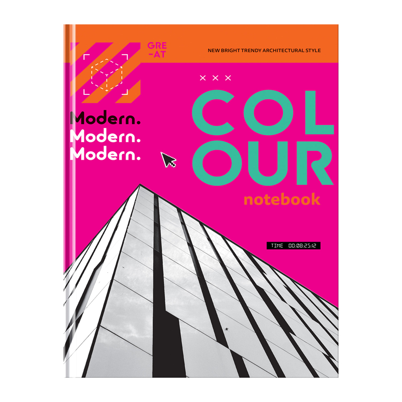 Бизнес-блокнот А5, 120л., BG "Colour", глянцевая ламинация Бизнес-блокнот А5, 120л., BG "Colour", глянцевая ламинация